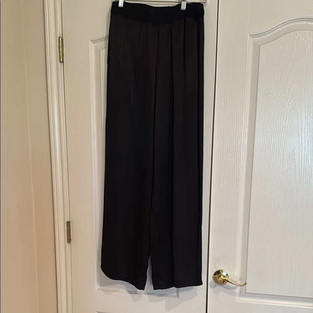 Black Satan Wide-Leg Pant